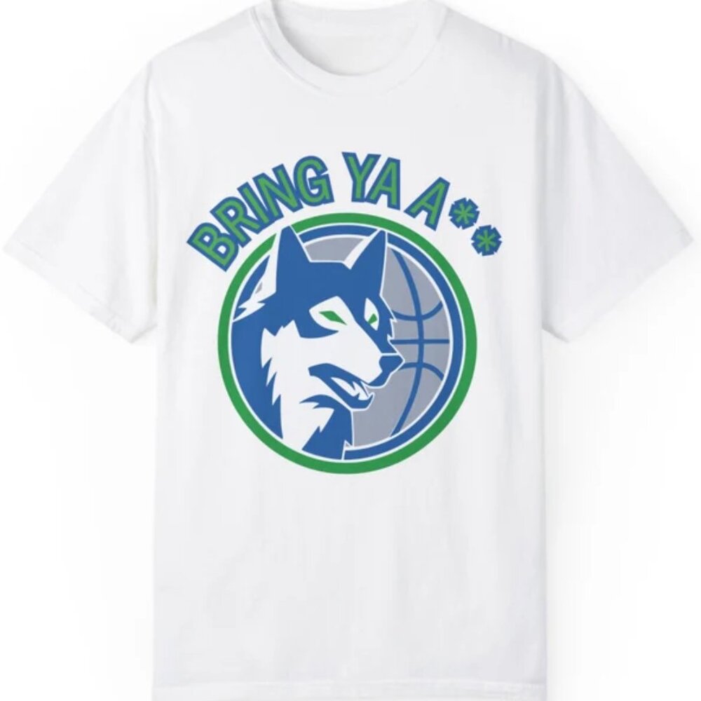 Anthony Edwards Bring Ya Ass Playoff Tee Minnesota Timberwolves Wolves shirt